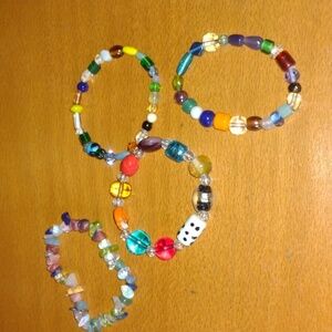 Handmade Gem Bracelet Lot